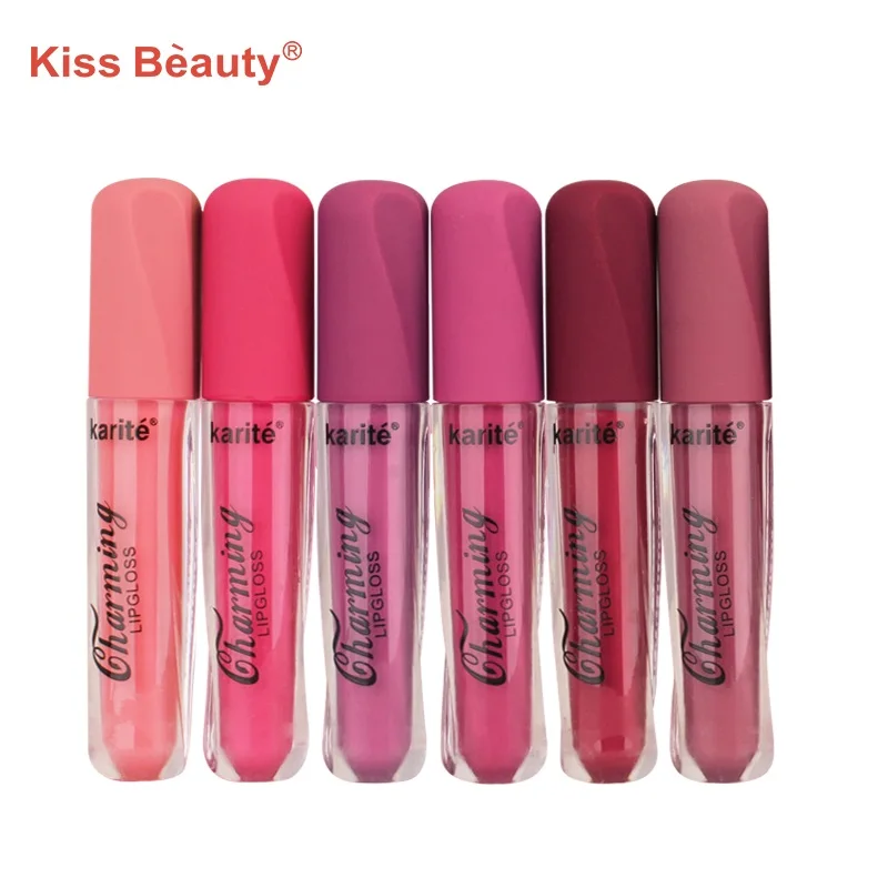 Factory direct supply label lip gloss light pink lip gloss lip gloss custom glitter