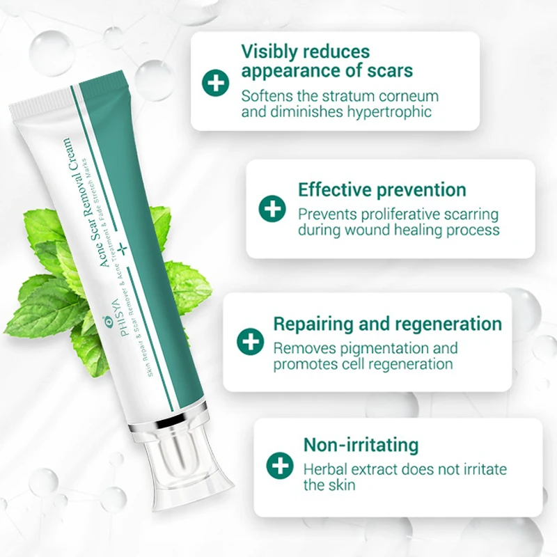 Fades Scar Surgical Scars Treatment Cream Face Pimples Stretch Marks Remove Gel Effective Acne Scar Removal Cream