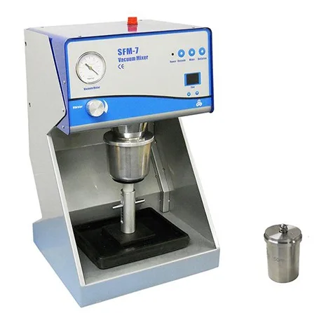 TMAX Small Lab Lithium Battery Electrode Slurry Vacuum Mixer Mixing Machine Containers Equipped with 500ml Stainless Steel/Al Can