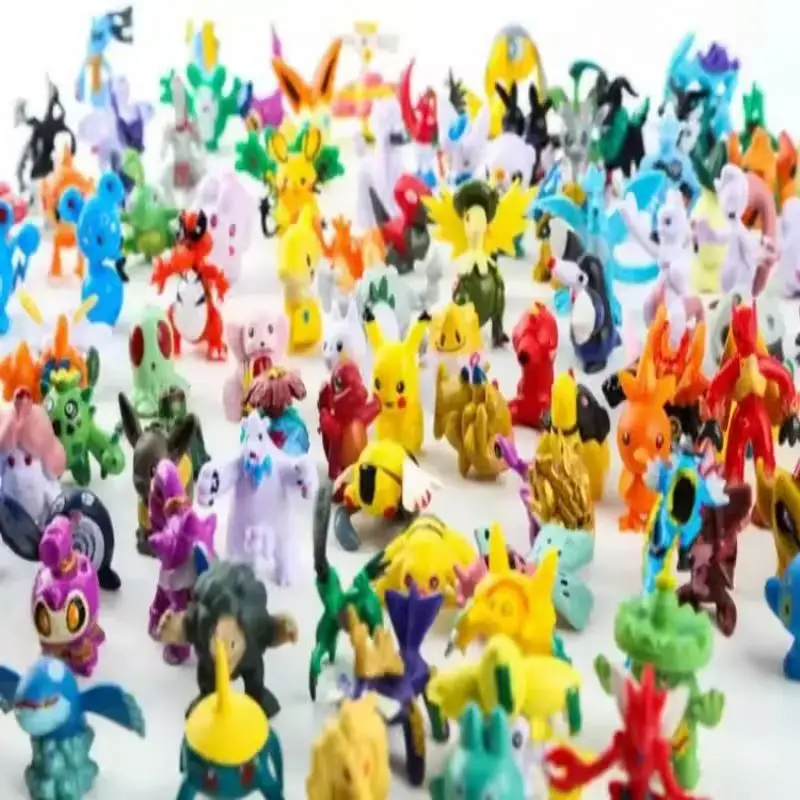 Top Good Quality 144 PCS 2-3cm Mini Child Capsule Toy Anime Action Figure Po Ke Moned for Kids