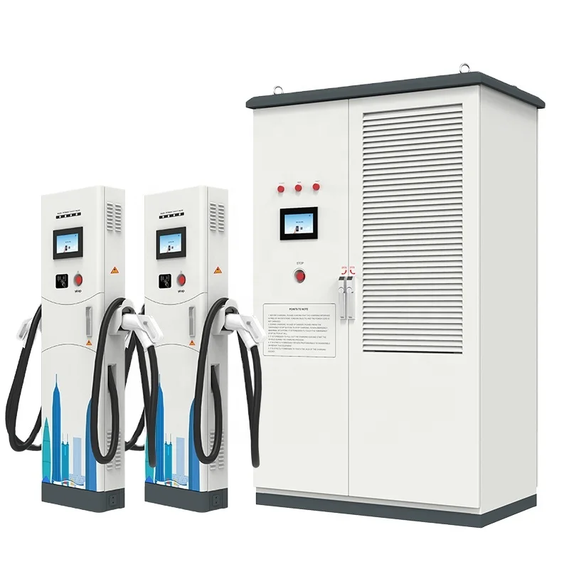 240KW Four Guns Combined by One Power Cabinet plus Multiple Ground-mounted DC Charging Terminals GB/T NB/T Charging Stations