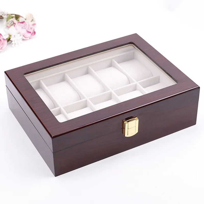 High Quality Fashion New Design Leather Watch Case Organizer Custom Display Watch Collection Box