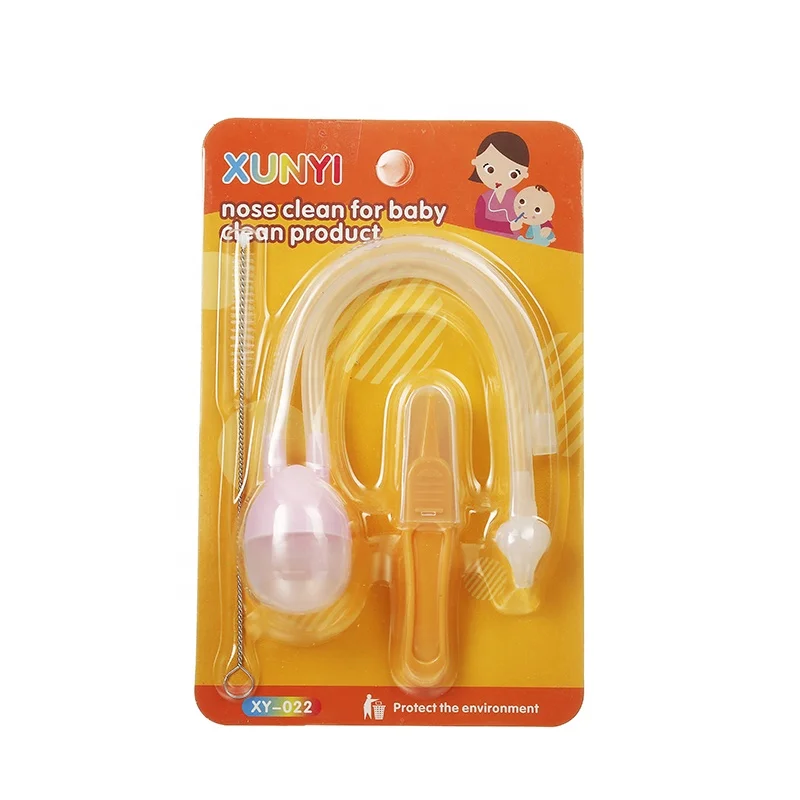 
New Born 3PCS set Silicone BPA FREE Suction Nose Cleaner Baby Care Nasal Aspirator 