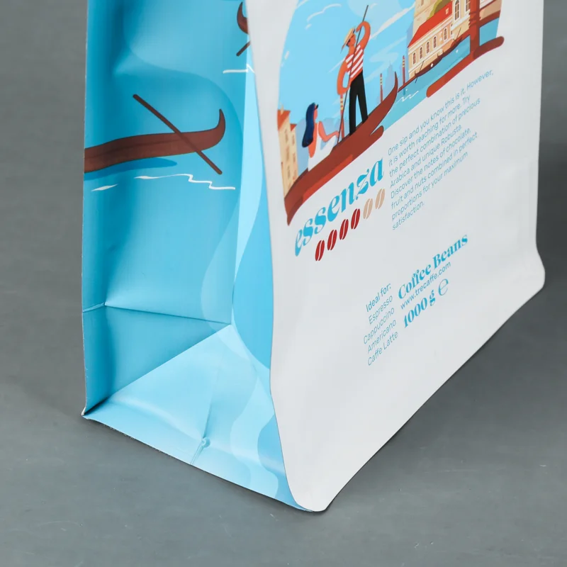 zip lock 200g stock blank standard hot stamp hook coffee bag with degassing valve