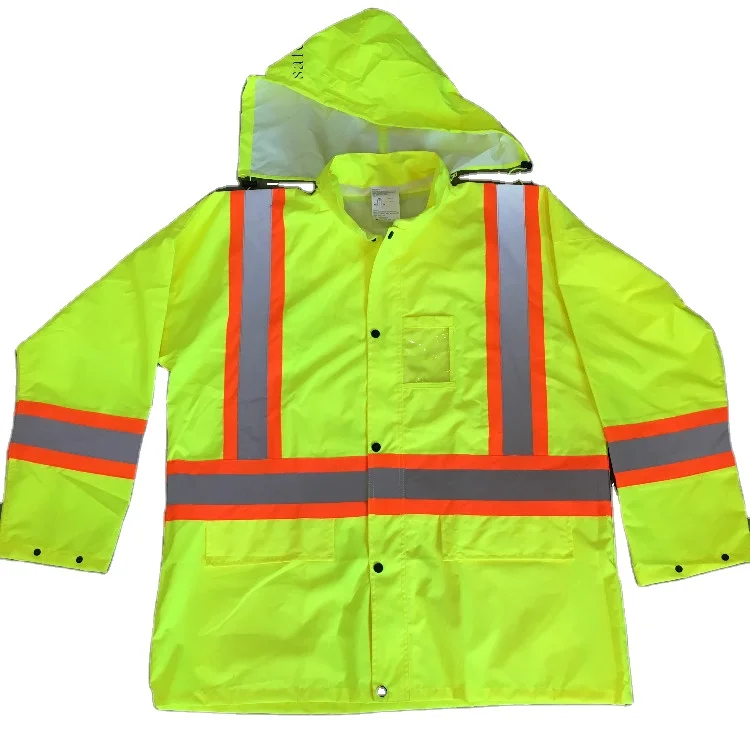 Водонепроницаемый защитный дождевик со светоотражающей лентой оптом