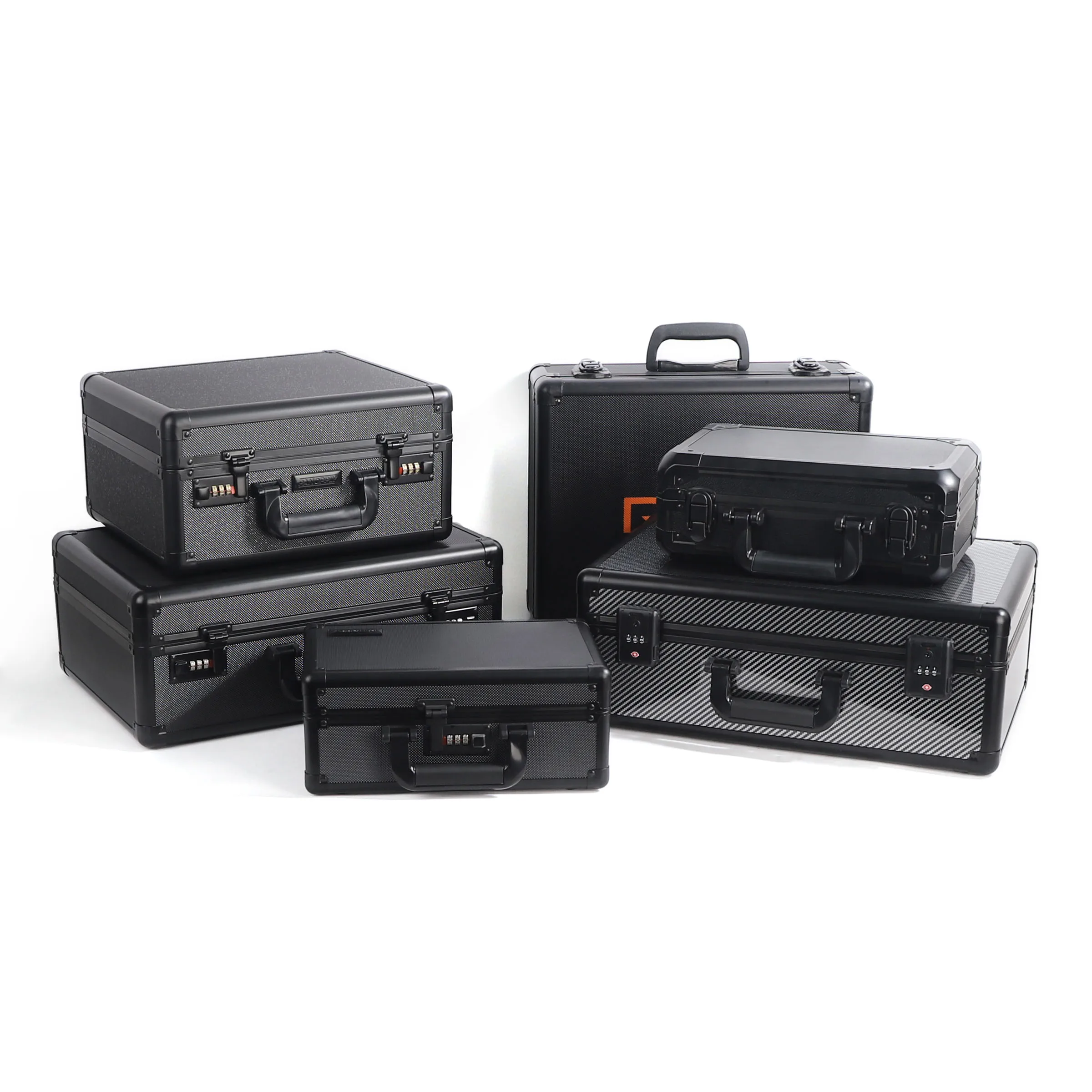 Custom Aluminum Hard Case Briefcase Box with DIY Foam Insert Lockable Flight Case for Instruments Tools and Accessories