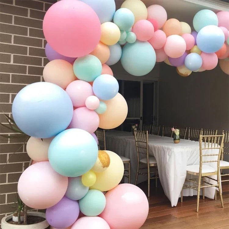 Grey Color Latex Balloon In Bulk Red Macaroon Candy Color Round Latex Ballons Wedding Rainbow Peppa 12inch Macaron Globos Size