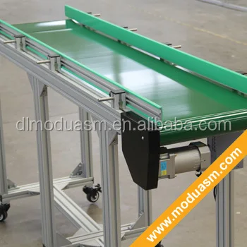 ISO/CE PVC belt conveyor/conveyor belt for factory automation