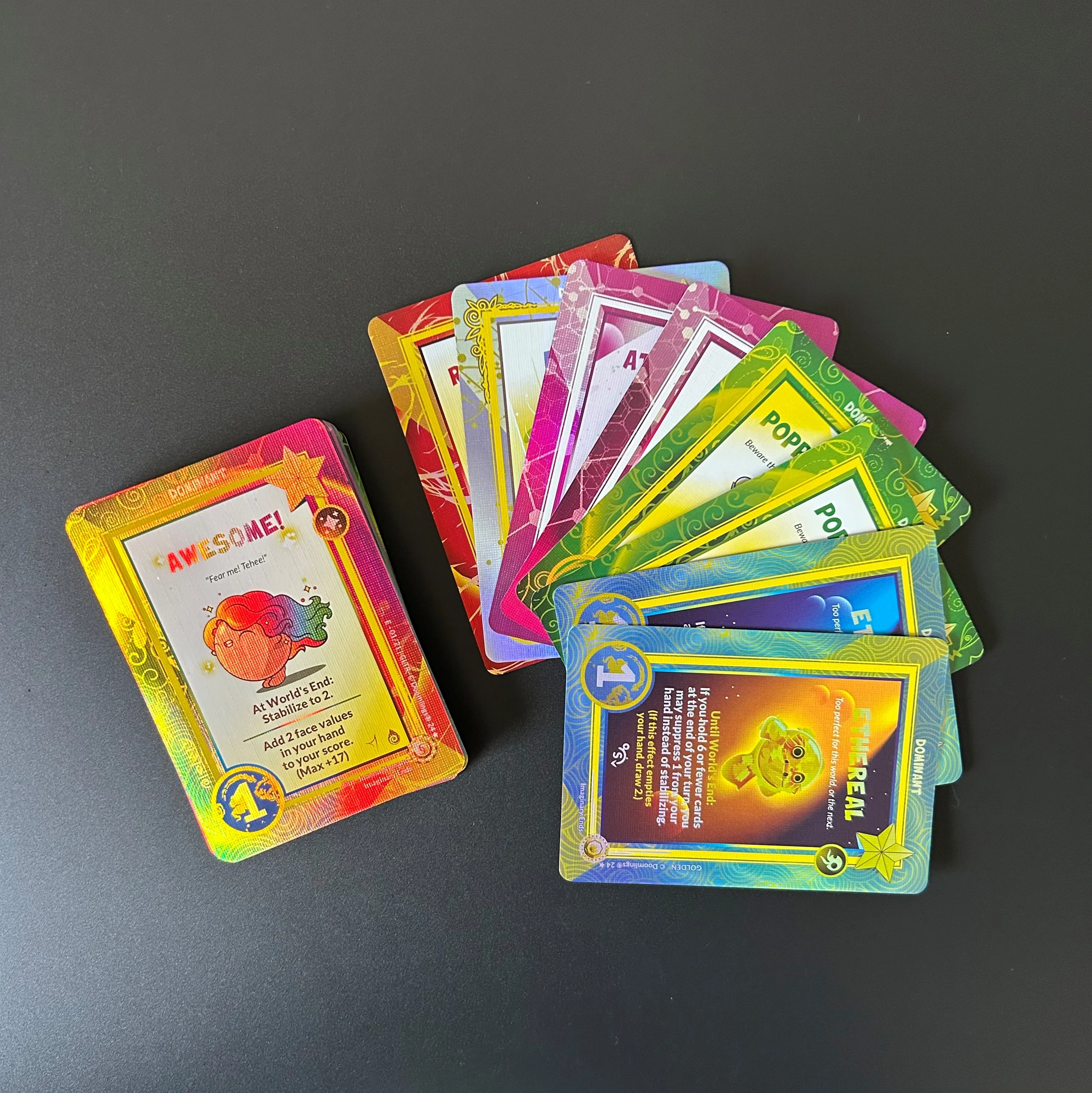 Заводская оптовая продажа печатные логотипы мультяшная торговая карта голографические карты игры Холо фольгированные