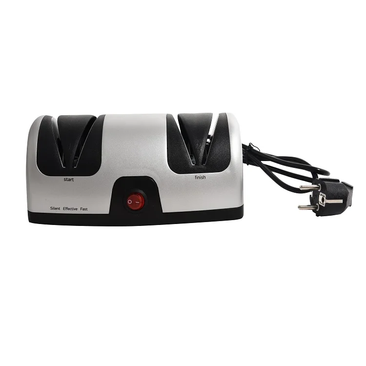 Profesional Tow Stage Motorized ABS+TPR Diamond Steel Knife sharpener