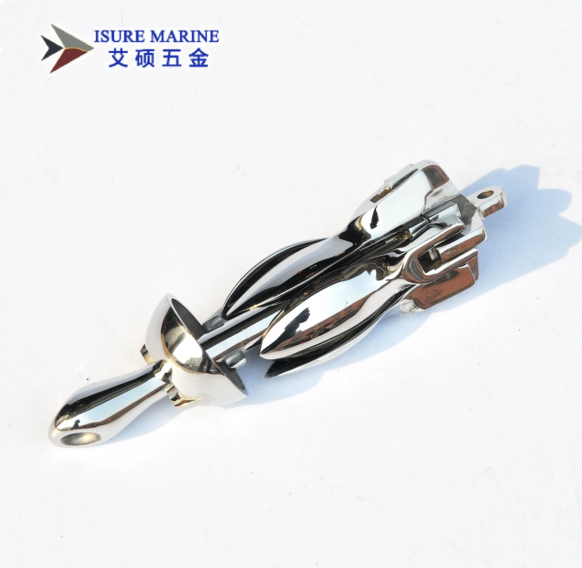 stainless steel grapnel folding boat anchor , small folding anchor