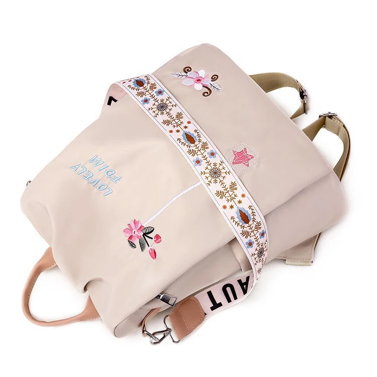 2021 wholesale fashion ladies embroidery rucksack bags children supplies kids boys girls backpack school bags women backpacks