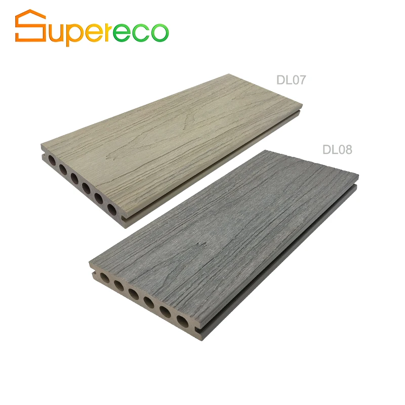 High Quality WPC Decking Waterproof Wood Design Outdoor Floor  & Exterior Teak & Plastic Material