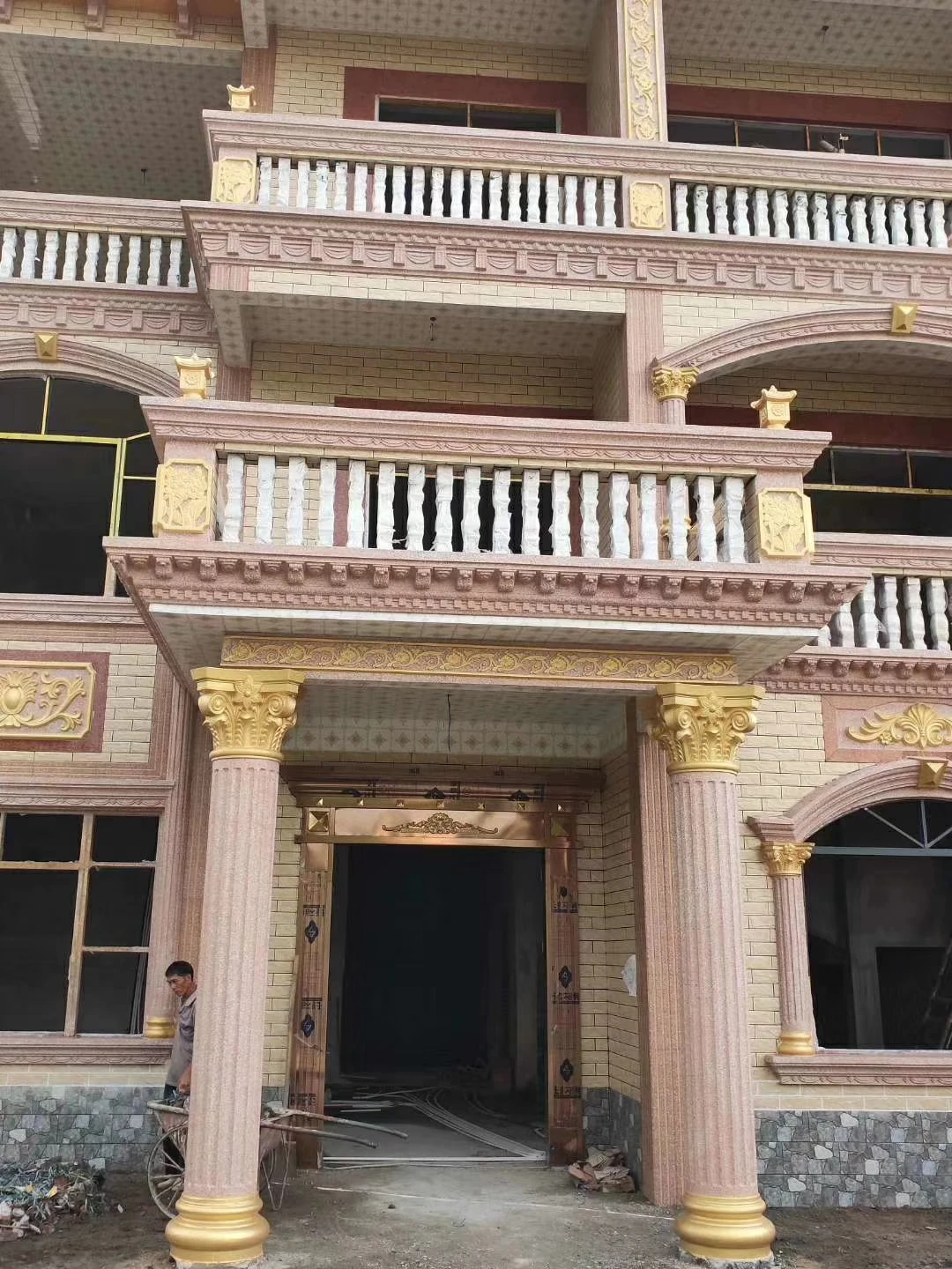 
Factory price decorative concrete fence molds stone column mould for sale 