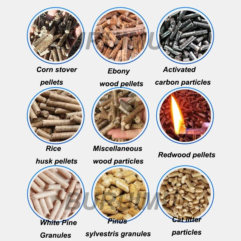 Full Automatic Biomass Pellets Make Machine Coconut Shell  Wood Pellet Making Maker Sawdust Granule  Manufacturer