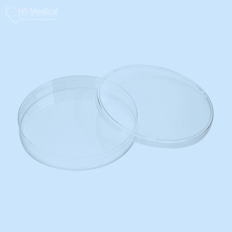 Оптовая продажа, лабораторное оборудование контейнерного типа, лабораторная чаша Петри, пластиковая чаша Петри с крышкой