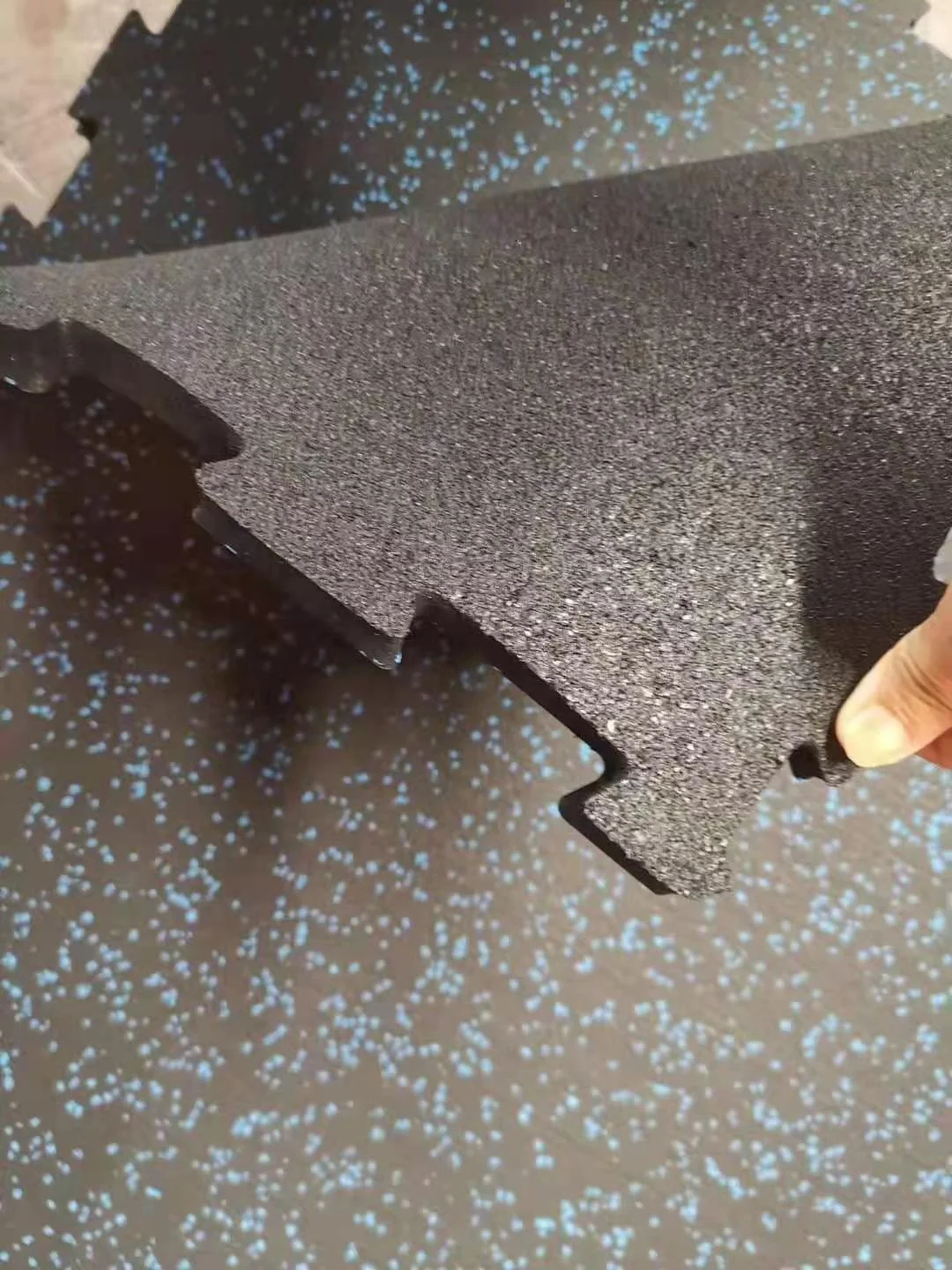 XZH 1m1m lock floor mat 15mm 20mm 25mm lock rubber flooring protective flooring for gym equipment