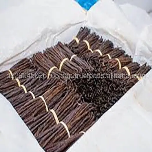PREMIUM MADAGASCAR VANILLA BEANS BLACK BOURBON ORGANIC GOURMET EXTRA, FOOD GRADE  14~20 CM  FROM MADAGASCAR