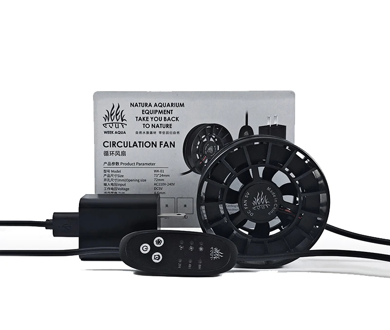 Reptile Accessories Cooling Circulation Fan Exhaust Suction Circulation Fan For Reptile Aquarium Pet