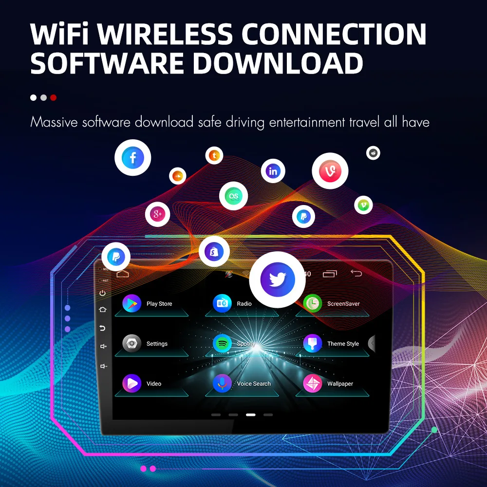 Wholesale Autoradio 1 Din Android 12 Car Stereo Audio System Mp5 Video Touch Screen Universal Car Radio With A Rotating Screen