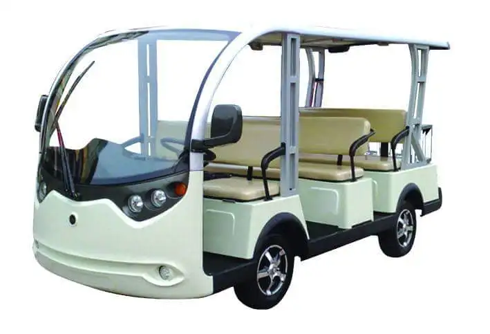 14 seater electric bus sightseeing bus for park or street trourist