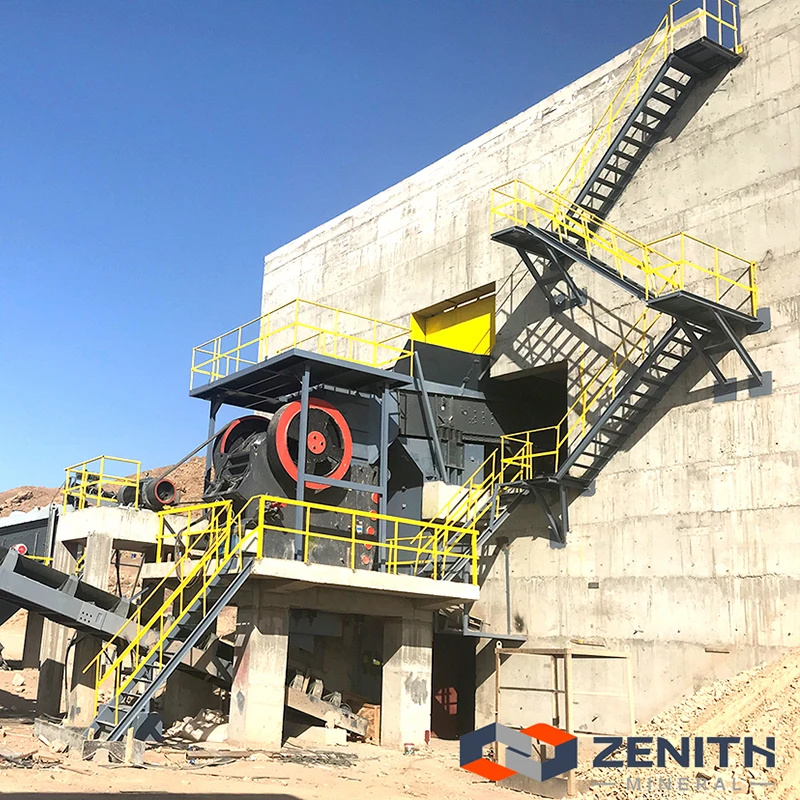 Quarry Machine Conveyor Belt For Stone Crusher Chromite Ore Impact Crusher Concrete Stone Crushing