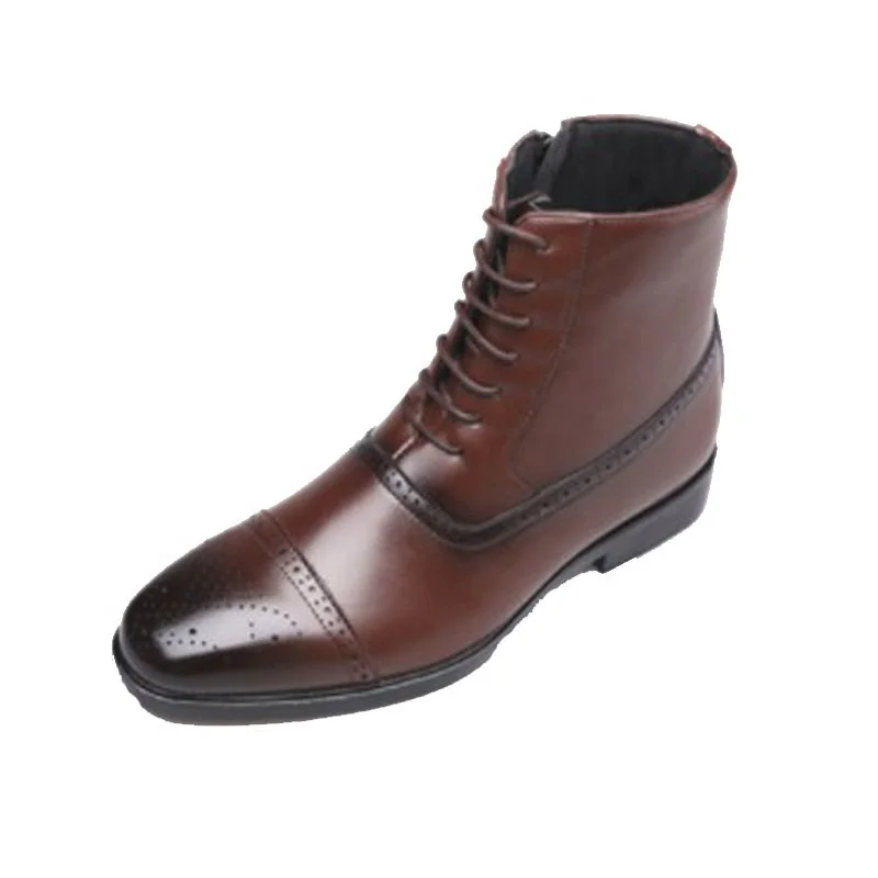 
dropshipping England style men ankle boots light weight outdoor winter boots lace up anti slip martin boots leather men shoes 