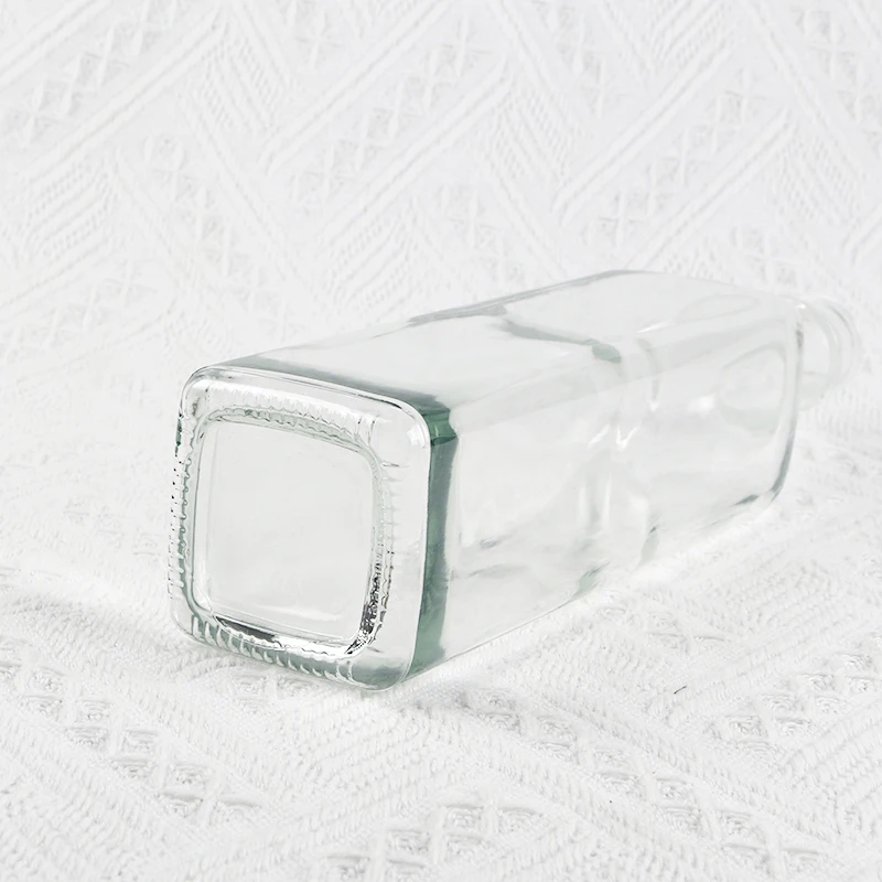 250ml 500ml empty new type crimp mouth glass olive oil bottle