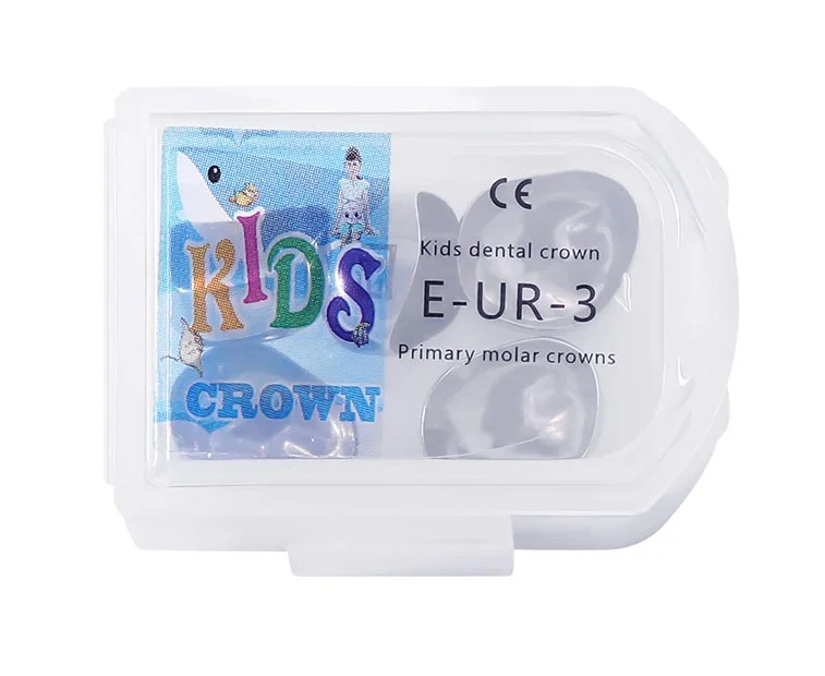 Dental Orthodontic Materials Kids Stainless Steel 5pcs/Box Upper Left Crown for Children