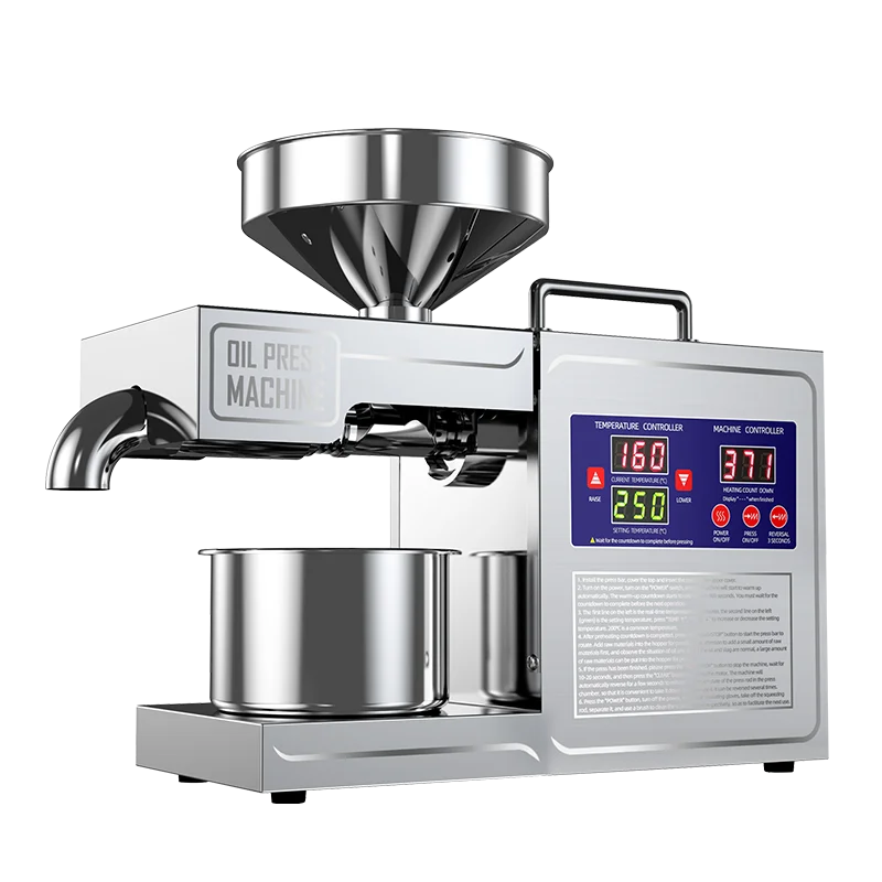 Home Use Cold Oil Press Machine Vegetable Seeds Cooking Oil Press Machine Sunflower Cold Oil Press Machine Provided Automatic