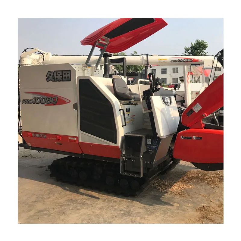 Kubota 1008Q Low Noise Level Combine Harvester Multifunctional Grain Harvester for Wheat and Rape for Farms