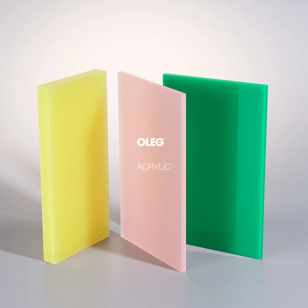 
OLEG Factory Price Sale PMMA 4ft x 8ft Laser Cutting 3mm Colored 5mm Clear Cast Acrylic Plastic Sheet 