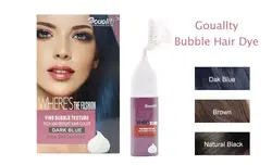 DIY No PPD Natural Black Brown mousse Bubble hair color Cover White Hair Foam Hair Dye