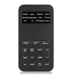 Hot Sale Universal mini sound card voice changer for mobile phones and computers Cheap one-key voice changer