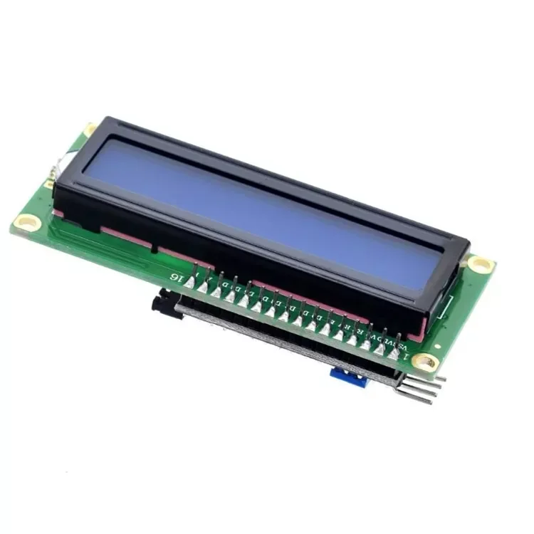 Hot sales LCD1602 Blue Screen Display Module with Backlight IIC/I2C Serial 16X2 Character 5V Green Screen LCD Display