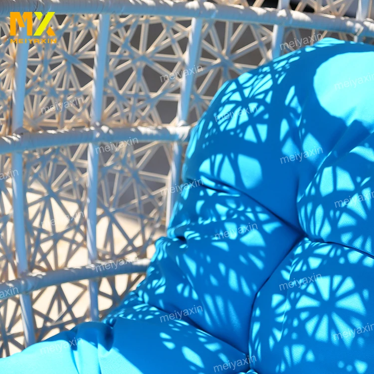 
MX heavy duty cheap rattan garden swing hanging egg chair for sale 