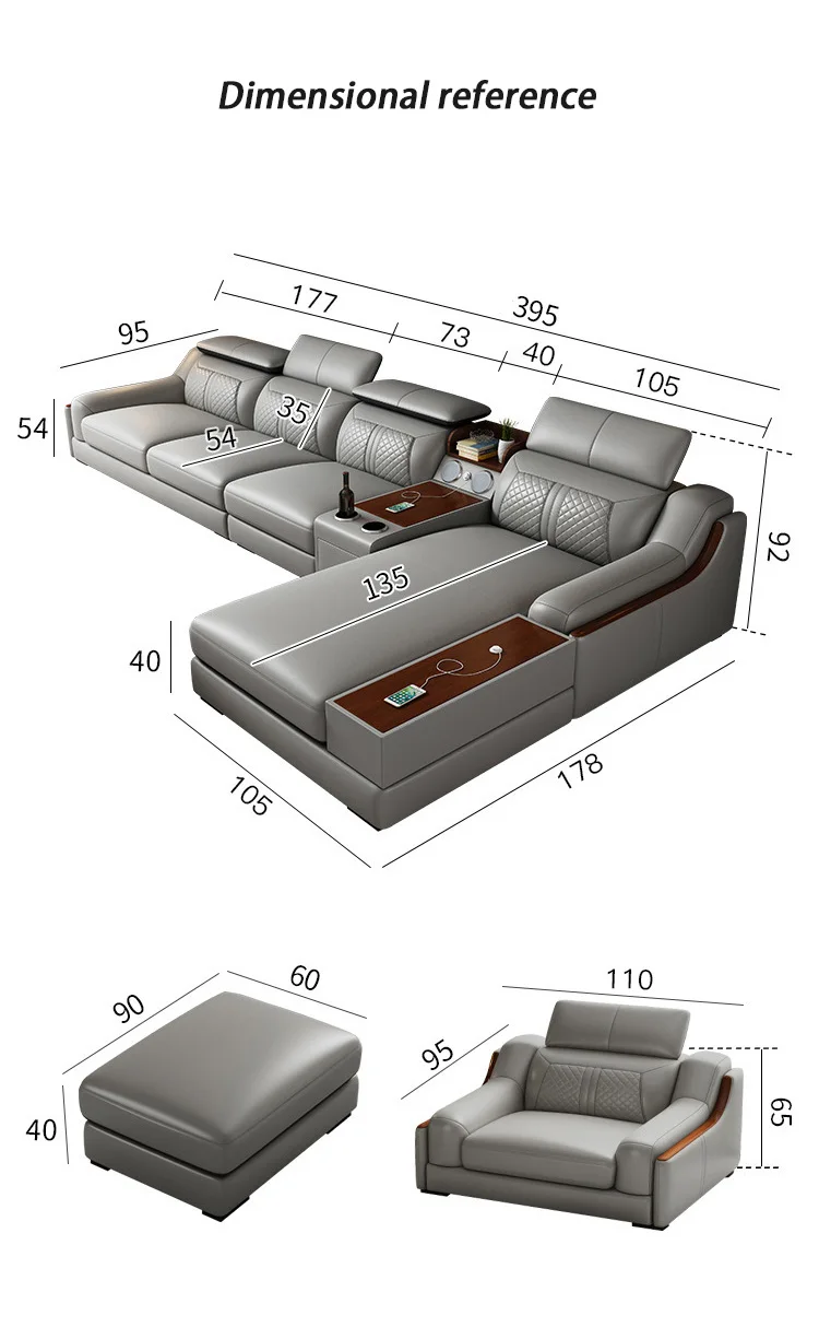 Wholesale The Latest Design Luxury Sofa Set 1+ 2+3 Leather Living Room Sofas Hotel Apartment Sofa Set Furniture Living Room
