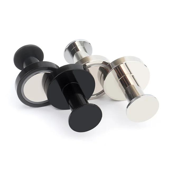 6PCS Set Magnetic Hooks Silver Strong Magnetic for Garage Camper Hanging Heavy Duty Magnet Hook