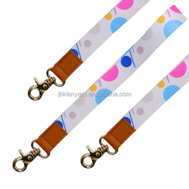Factory Manufacturer Custom Print Short Wristband Phone Card Holder PU Leather Lanyard With Logo