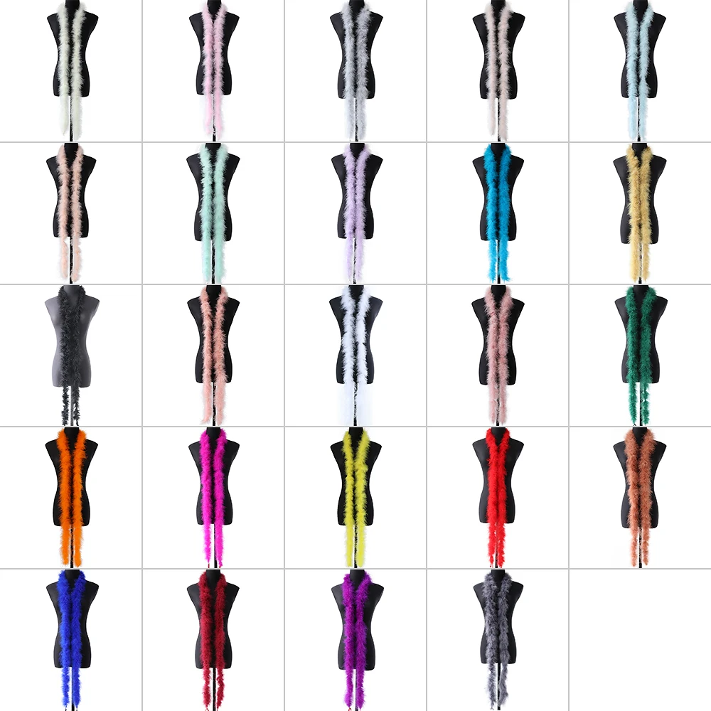 Manufacturer Factory High Prime Quality Marabou Feather Boa Wedding Decoration 2yd