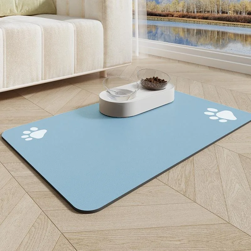 Dog Accessories Pet Supplies No Stains Quick Dry Dog Water Dispenser Mat