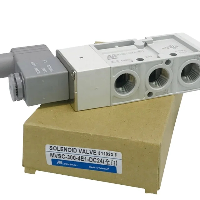 Mindman оригинальный и 100% новый MVSC-300-4E1 24vdc 5/2 способ Пневматический электромагнитный клапан