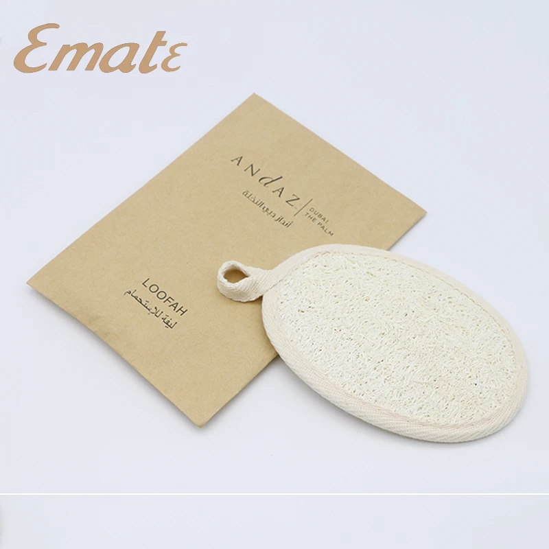 hotel loofah with natural materials