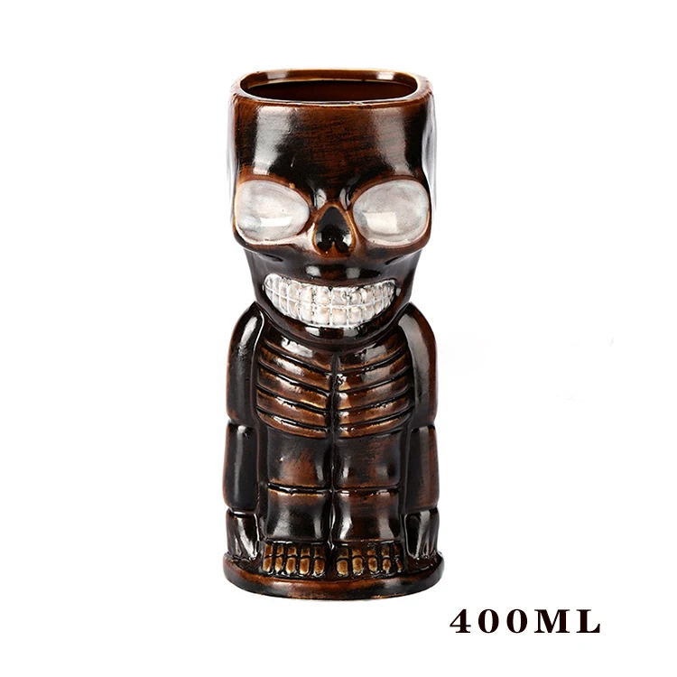 Customized Colored Tiki Mugs Cocktail Cups Ceramic Porcelain Cup