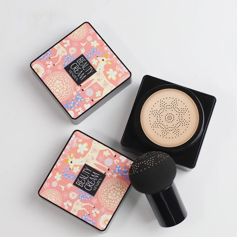 VEZE QDQ hot sell Brightening Concealer Whitening  Cream mushroom head air cushion bb cream