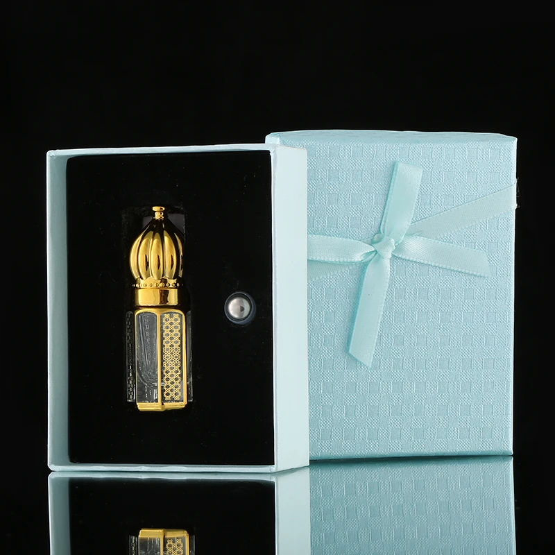 CJ- New Design 3ml 6ml Unique Decorative Attar Arabic Crystal Perfume Bottles Essential Oil Bottles