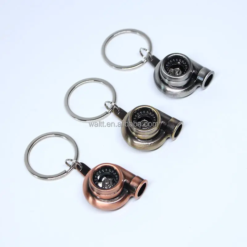 Vintage Rotating Turbo Keychain Unique Oil Truck Souvenir for Truck Lovers