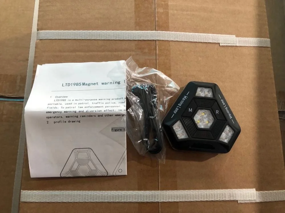 SENKEN led Traffic Warning Road Emergency Vehicle Flare Safety Portable Flares Flashing LED Warning Light with Magnet base