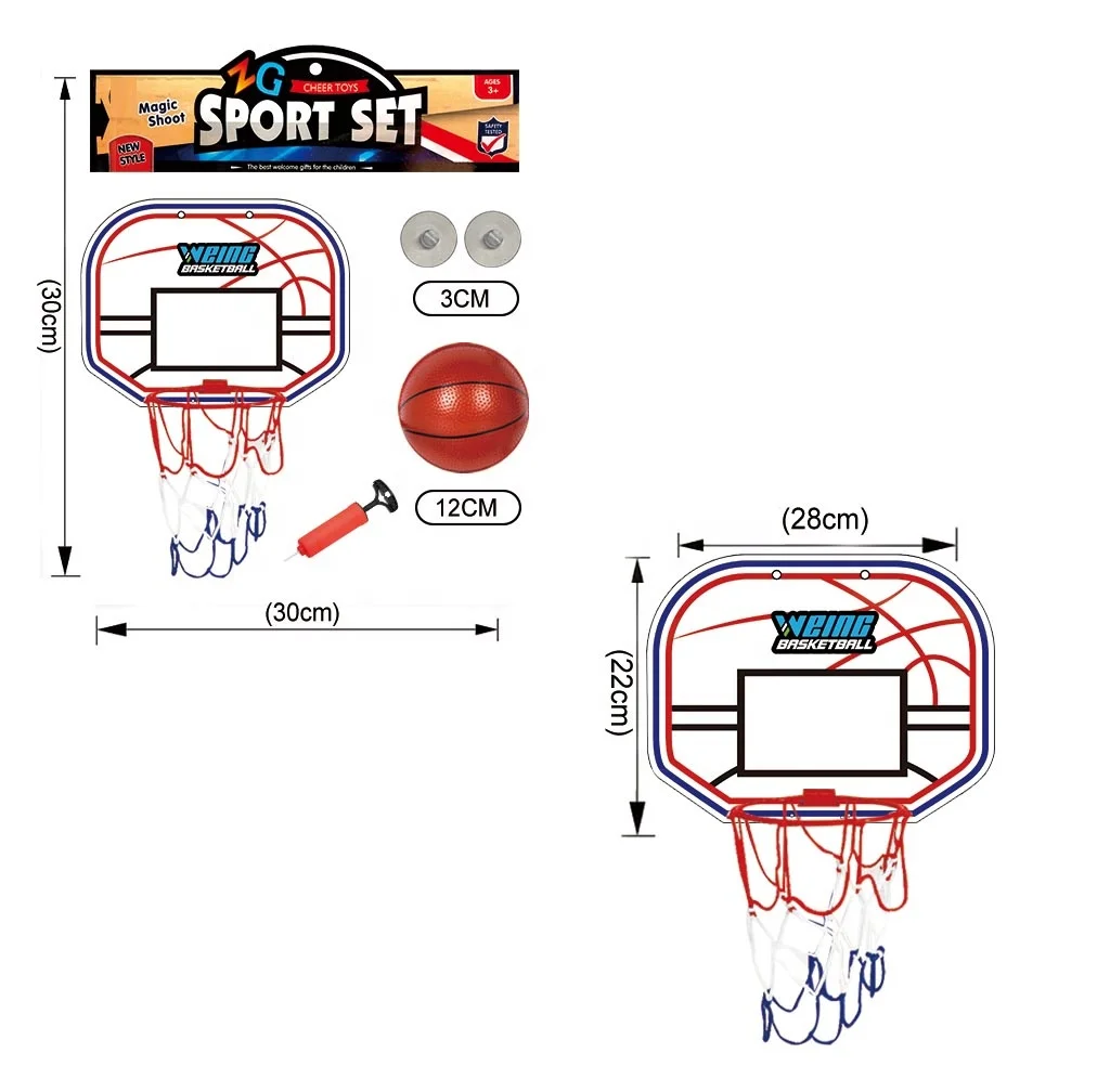 High quality basketball hoop backboard set up kids basketball game with mini balls