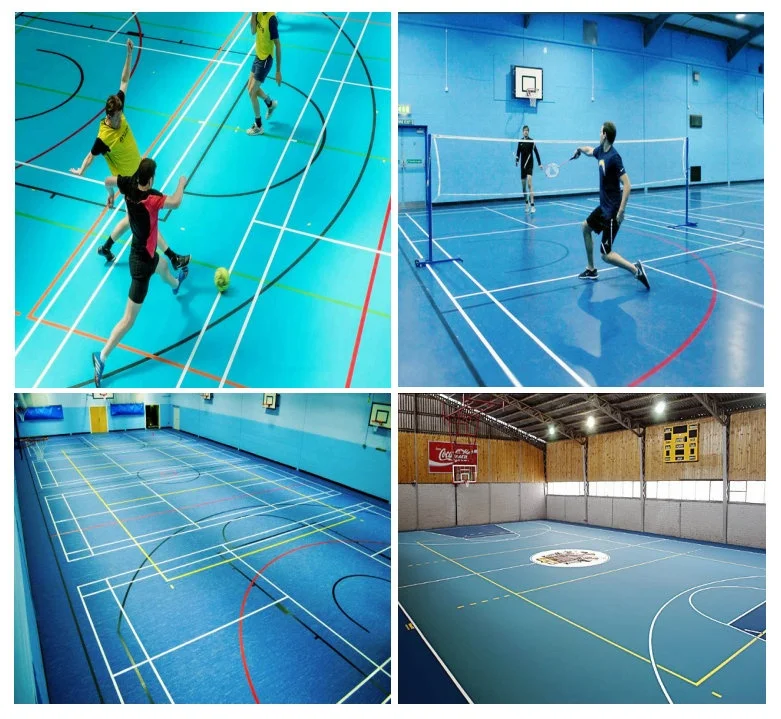 soccer football PVC vinyl wear-resisting sports court flooring